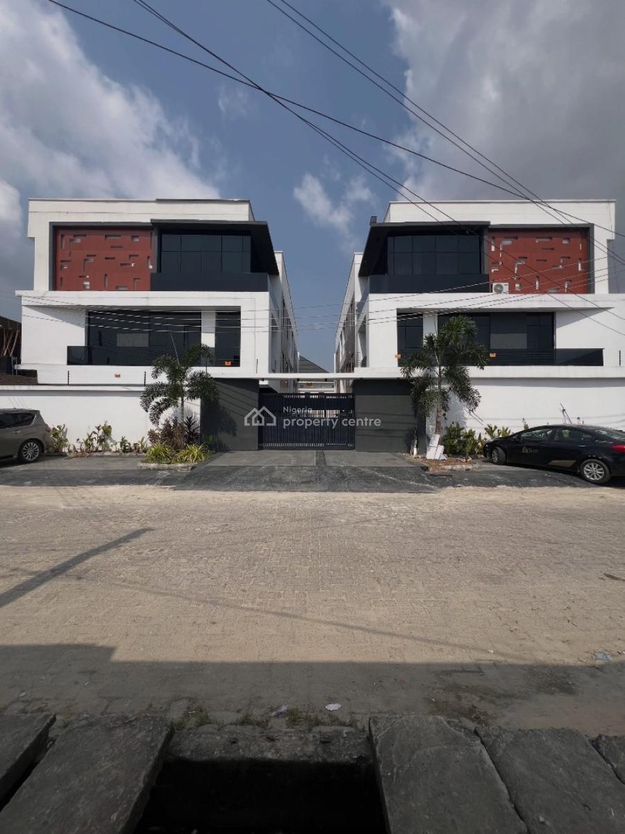 Fully Serviced 4 Bedroom Terrace with Bq & Pool, Lekki Phase 1, Lekki, Lagos, Terraced Duplex for Rent