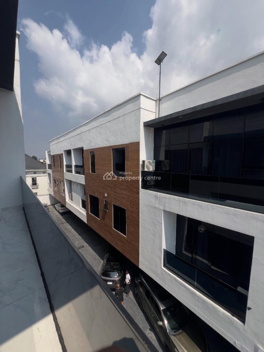 Fully Serviced 4 Bedroom Terrace with Bq & Pool, Lekki Phase 1, Lekki, Lagos, Terraced Duplex for Rent