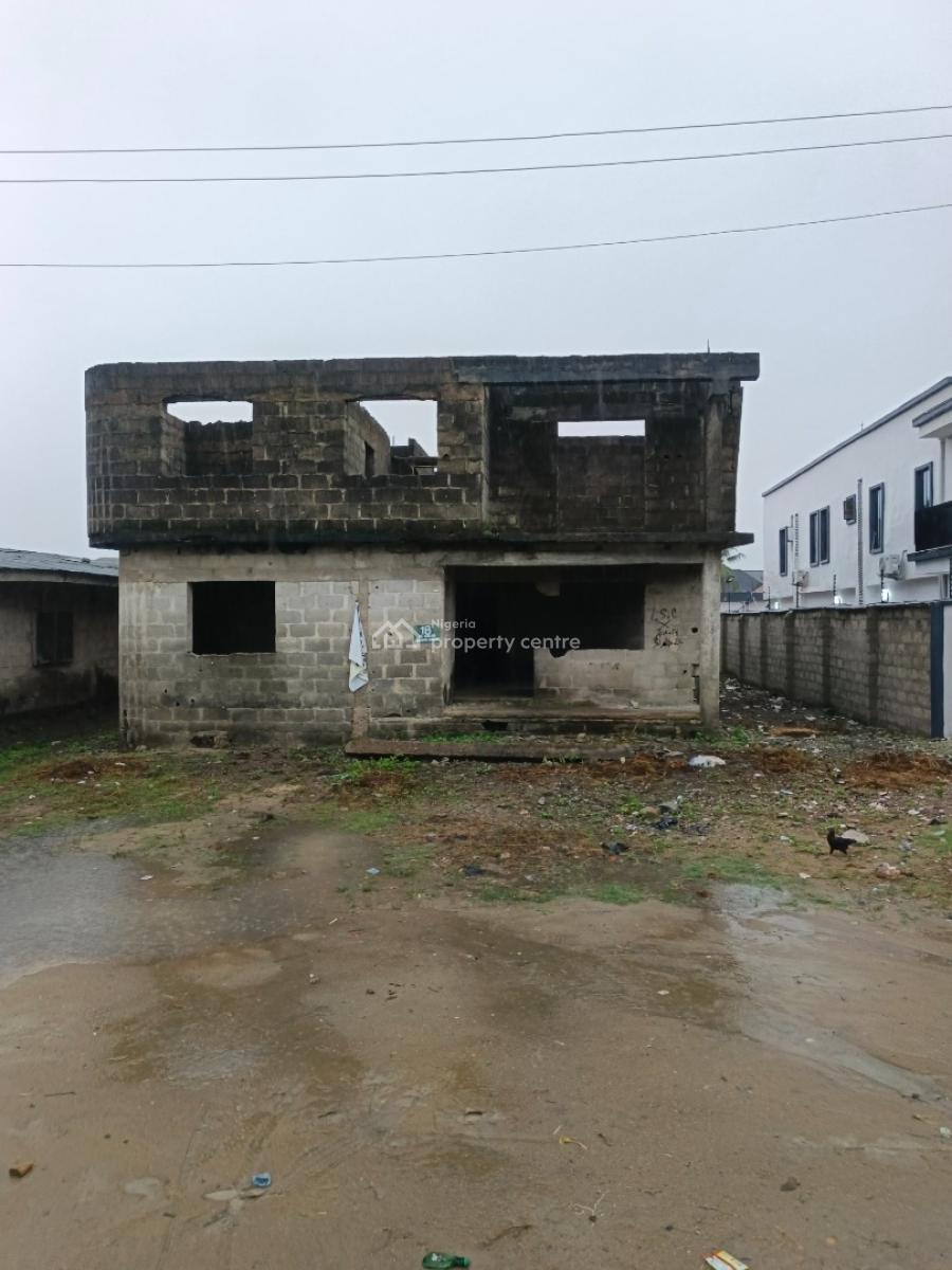 4 Units of Incomplete 3bedroom Flats on Full Plot, Nepa Phase 1, Ijagemo, Ijegun, Ikotun, Lagos, Block of Flats for Sale