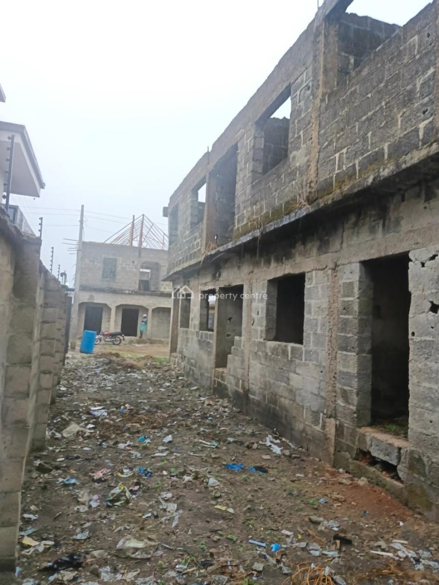 4 Units of Incomplete 3bedroom Flats on Full Plot, Nepa Phase 1, Ijagemo, Ijegun, Ikotun, Lagos, Block of Flats for Sale
