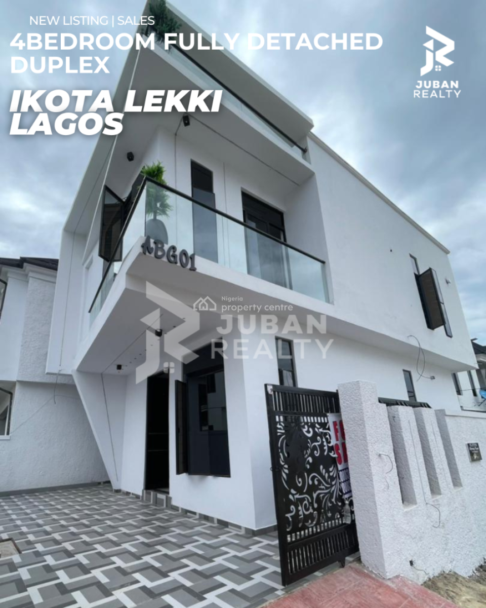 4bedroom Fully Detached Duplex, Ikota, Ikota, Lekki, Lagos, Detached Duplex for Sale