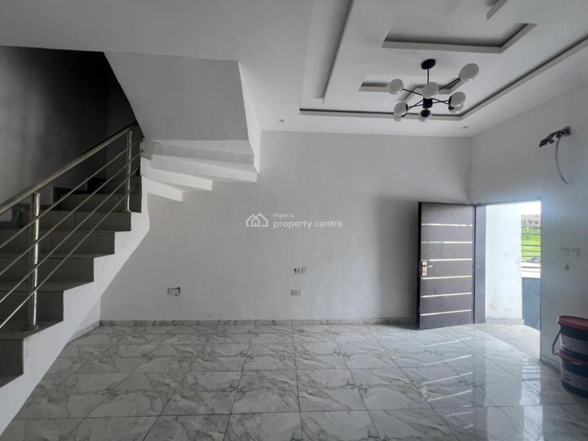 New  2 Bedrooms Self Compound Terrace Detached Duplex with Bq, General Paint Estate, Ajah, Lagos, Terraced Duplex for Sale