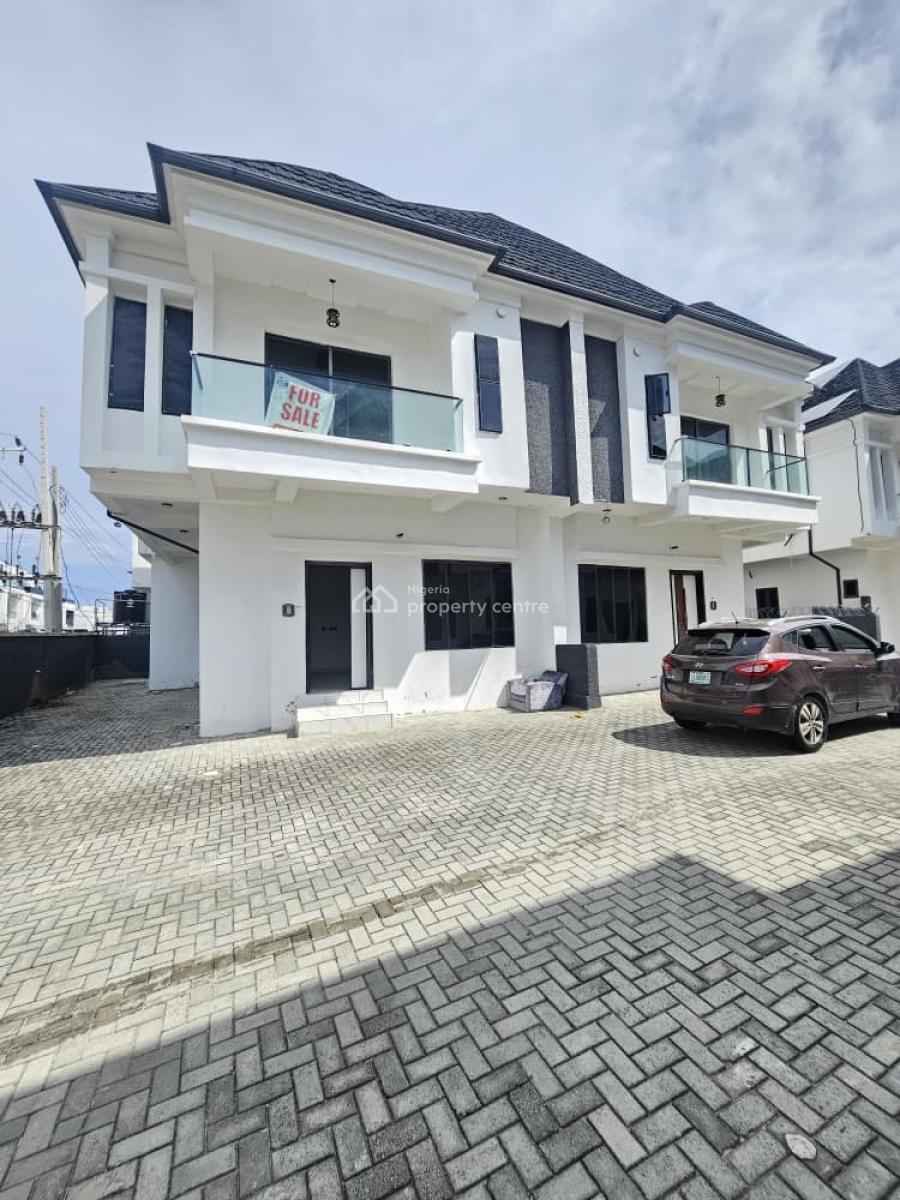 Well Spacious 4 Bedroom Semi Detached Duplex with Bq, Ikota, Lekki, Lagos, Semi-detached Duplex for Sale