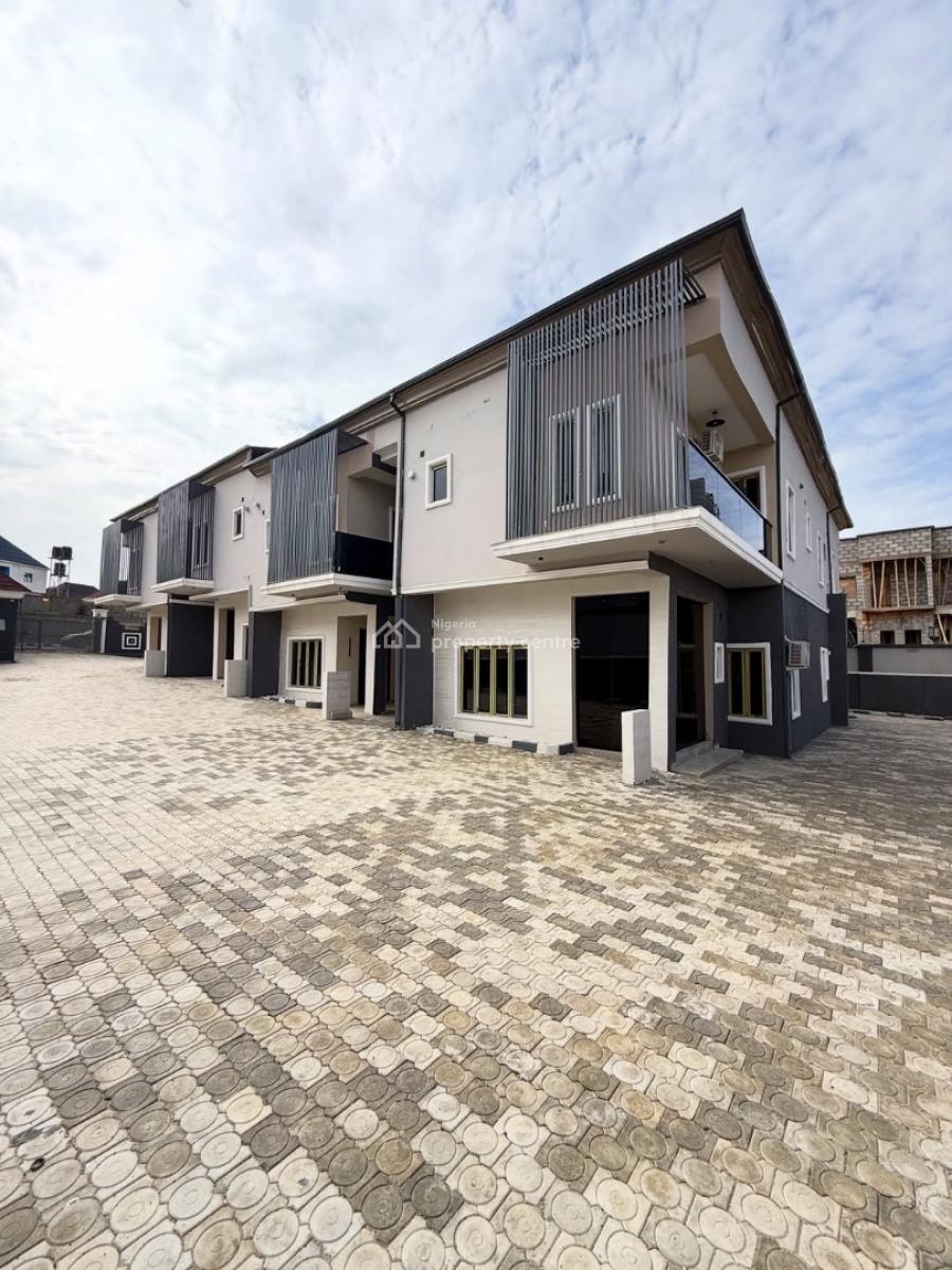 Brand New 4 Bedrooms Terrace Duplex, Family Lounge and Bq, Mpape, Abuja, Terraced Duplex for Sale