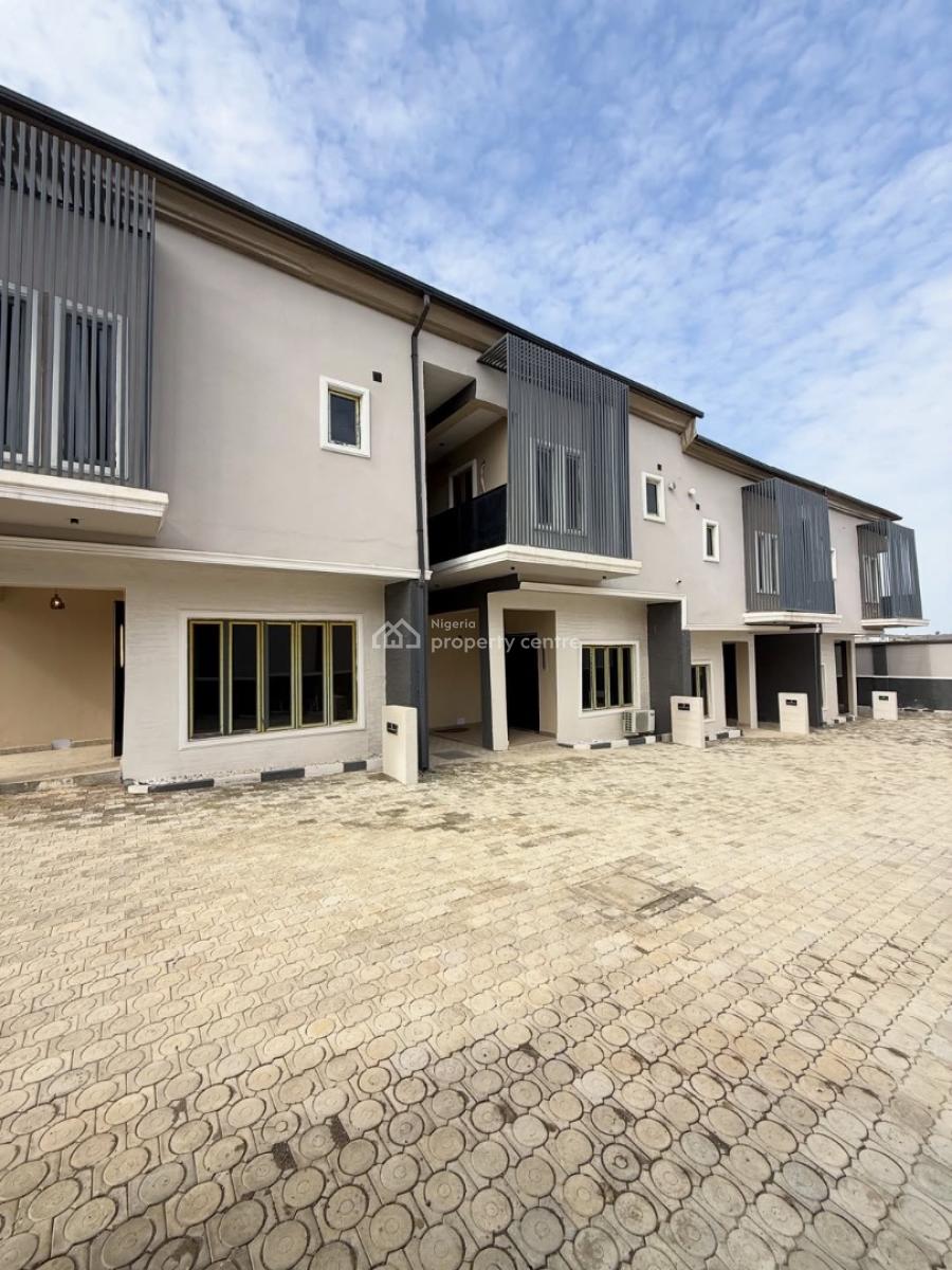 Brand New 4 Bedrooms Terrace Duplex, Family Lounge and Bq, Mpape, Abuja, Terraced Duplex for Sale