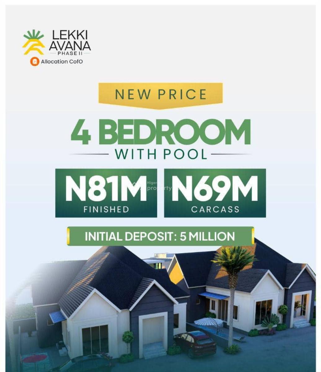 Lekki Avana Phase Ii: Where Luxury Meets Smart Investment, Lekki Avana Phase 2, Located in Eleranigbe, Lekki-epe Expressway,, Ibeju Lekki, Lagos, Block of Flats for Sale