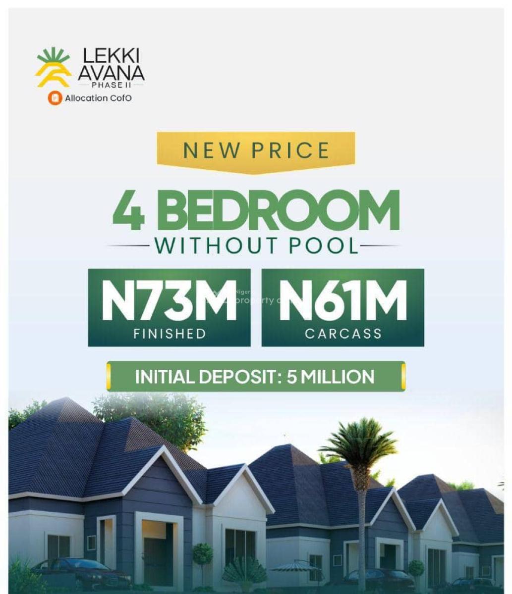 Lekki Avana Phase Ii: Where Luxury Meets Smart Investment, Lekki Avana Phase 2, Located in Eleranigbe, Lekki-epe Expressway,, Ibeju Lekki, Lagos, Block of Flats for Sale