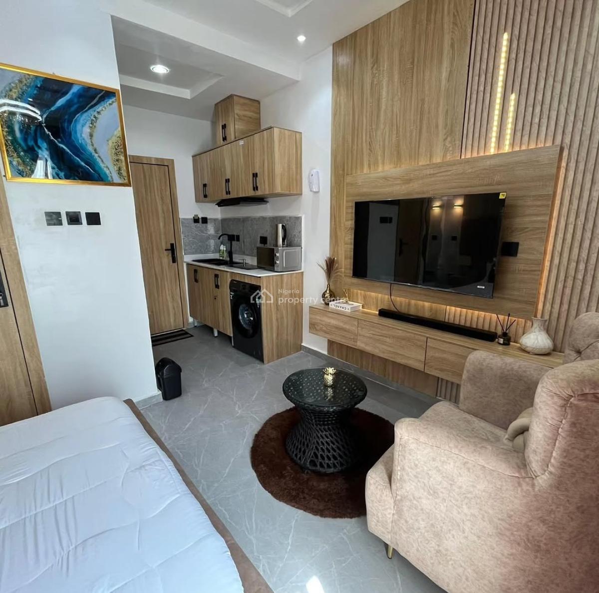 Beachfront Studio Apartment  in Lagos  Real Estate Investment, Okun-ajah, Ajah, Lagos, Self Contain (single Rooms) for Sale