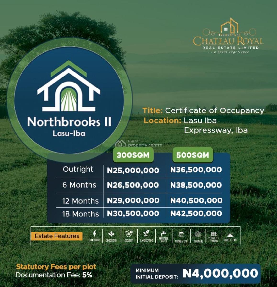 C of O Land in Northbrooks Ii, Lasu-iba Expressway, Northbrook 2,lasu-iba Expressway in a Strategic Location, Iba, Ojo, Lagos, Mixed-use Land for Sale