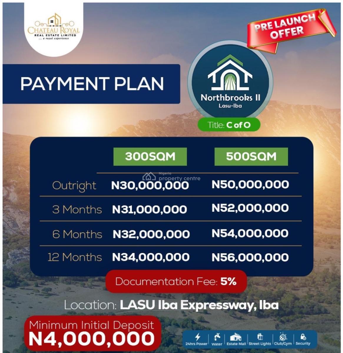C of O Land in Northbrooks Ii, Lasu-iba Expressway, Northbrook 2,lasu-iba Expressway in a Strategic Location, Iba, Ojo, Lagos, Mixed-use Land for Sale