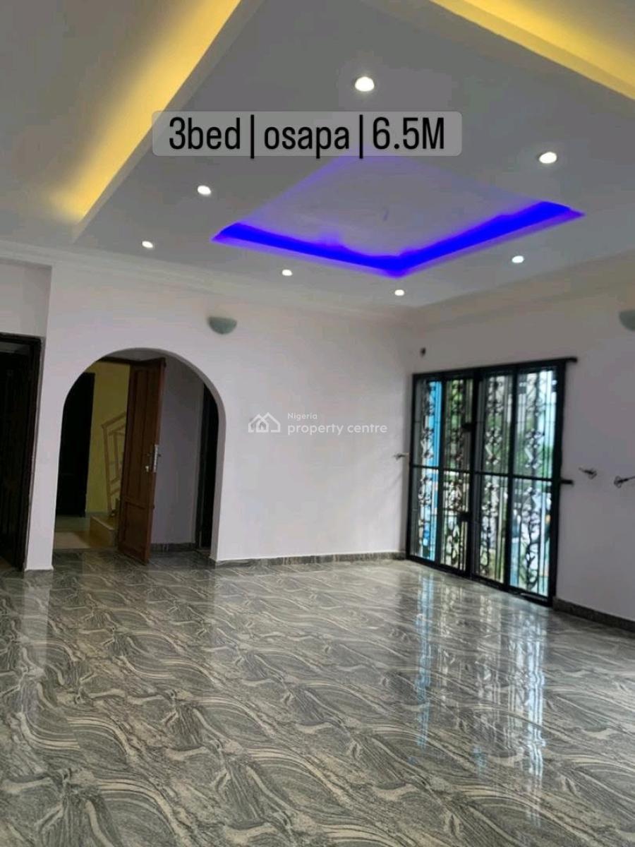 3bedroom Flat, Osapa, Osapa, Lekki, Lagos, Flat / Apartment for Rent