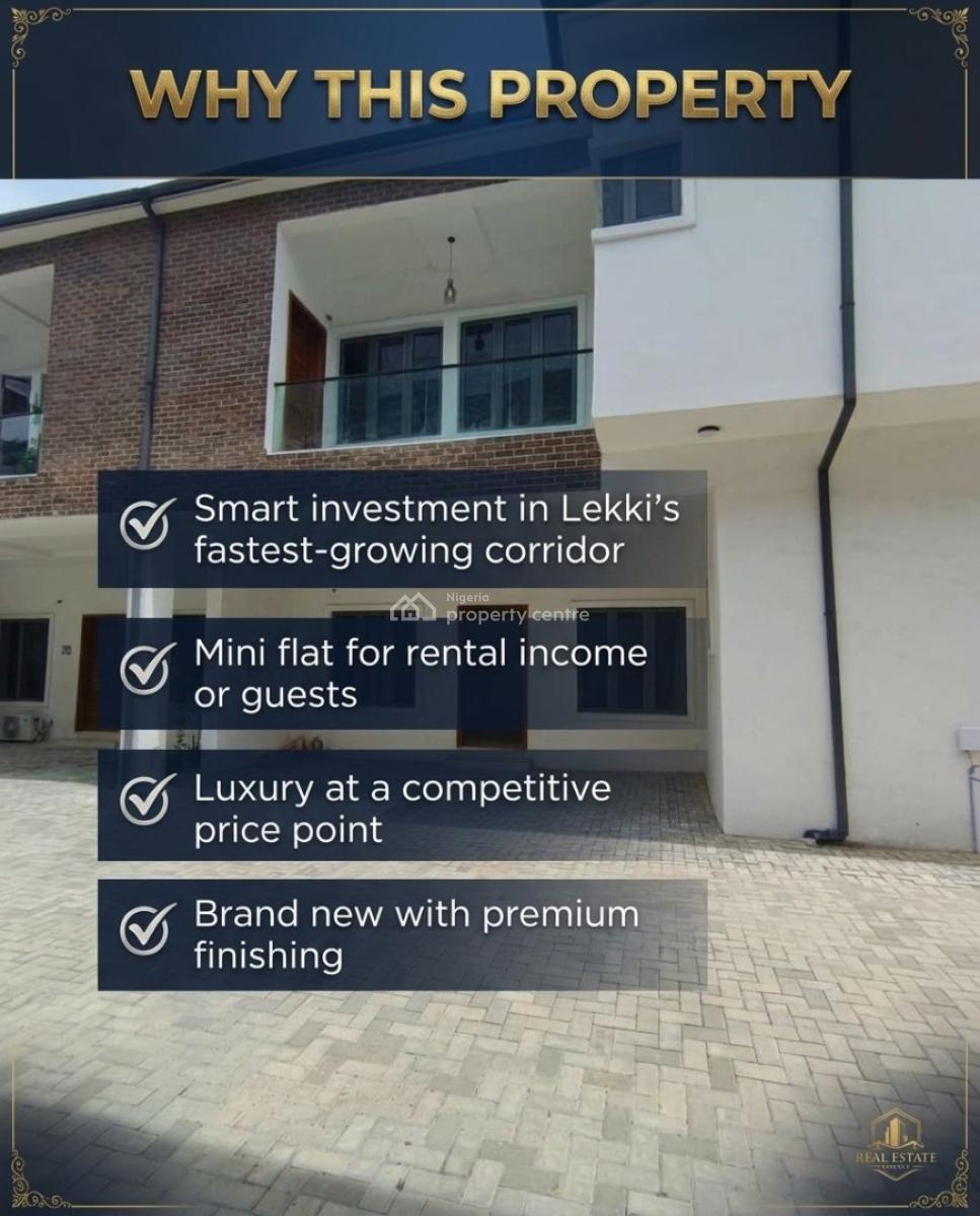 Affordable Premium 3-bedroom Terrace Duplex with Mini Flat, Orchid Lekki Lagos, Lekki, Lagos, Terraced Duplex for Sale