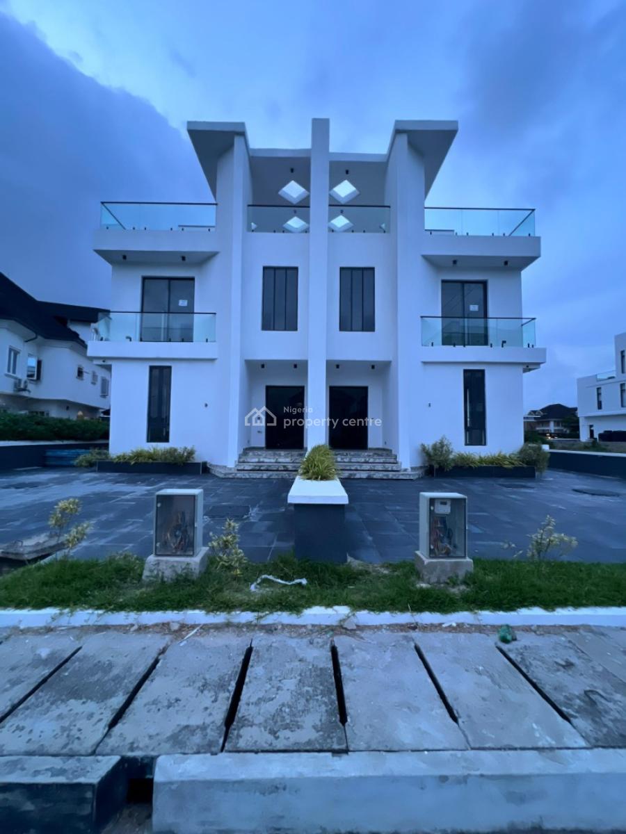 Modern 5 Bedroom Semi Detached with Pool, Rooftop Terrace, Gym & Bq, Ikate, Lekki, Lagos, Semi-detached Duplex for Sale