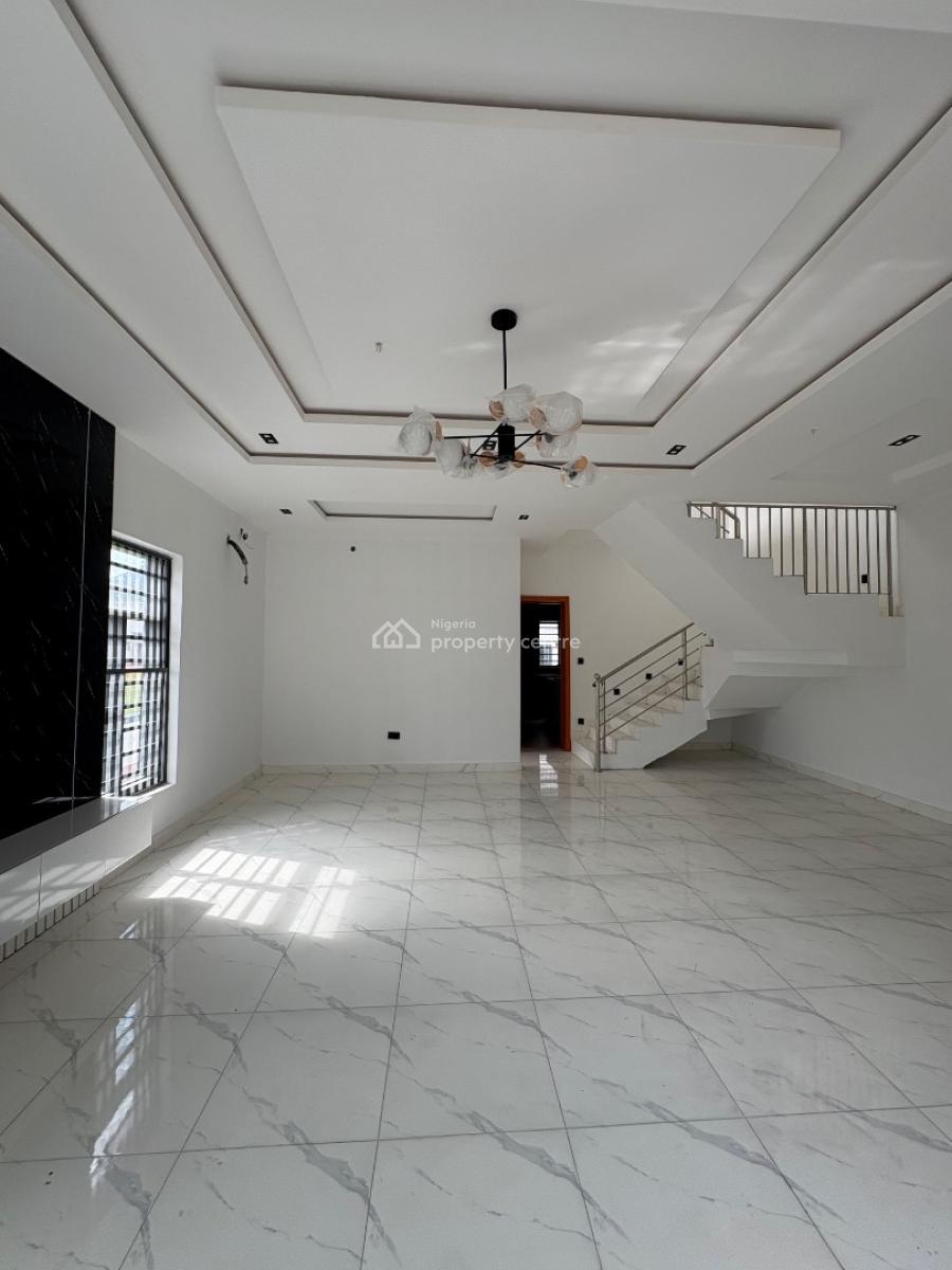 Beautiful Finished 4 Bedroom Home with a Bq in a Highly Secured Estate, Sapphire Garden Estate, Abijo, Lekki, Lagos, Semi-detached Duplex for Sale