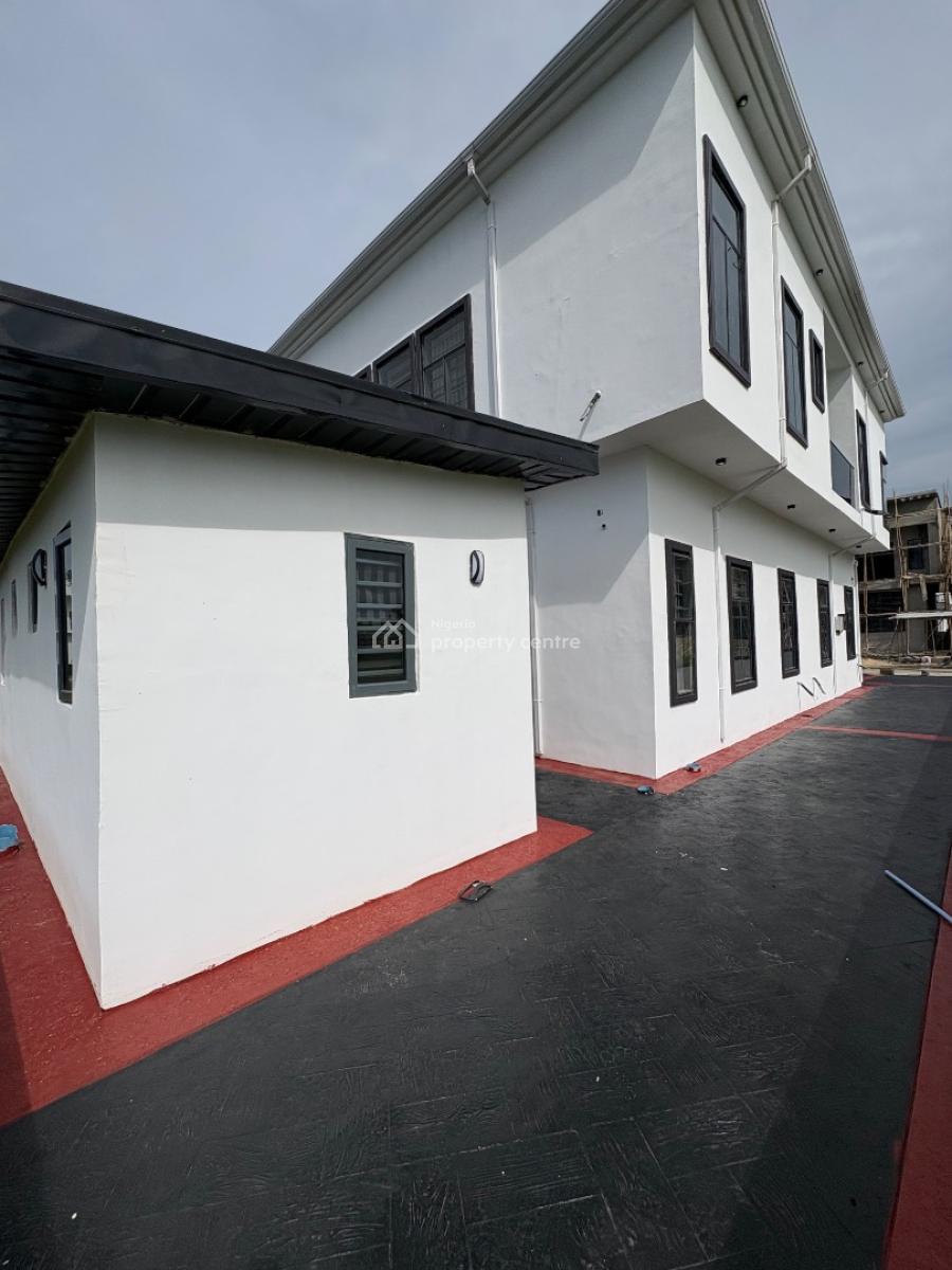 Beautiful Finished 4 Bedroom Home with a Bq in a Highly Secured Estate, Sapphire Garden Estate, Abijo, Lekki, Lagos, Semi-detached Duplex for Sale