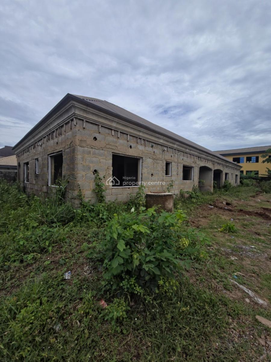 Advanced Shell Stage Twin 3-bedroom All-ensuite Bungalow, Emmanuel Estate, Alaja Area, Off Nihort – Ile Titun Road, Jericho, Ibadan, Oyo, Semi-detached Bungalow for Sale