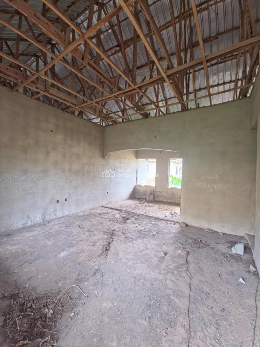 Advanced Shell Stage Twin 3-bedroom All-ensuite Bungalow, Emmanuel Estate, Alaja Area, Off Nihort – Ile Titun Road, Jericho, Ibadan, Oyo, Semi-detached Bungalow for Sale