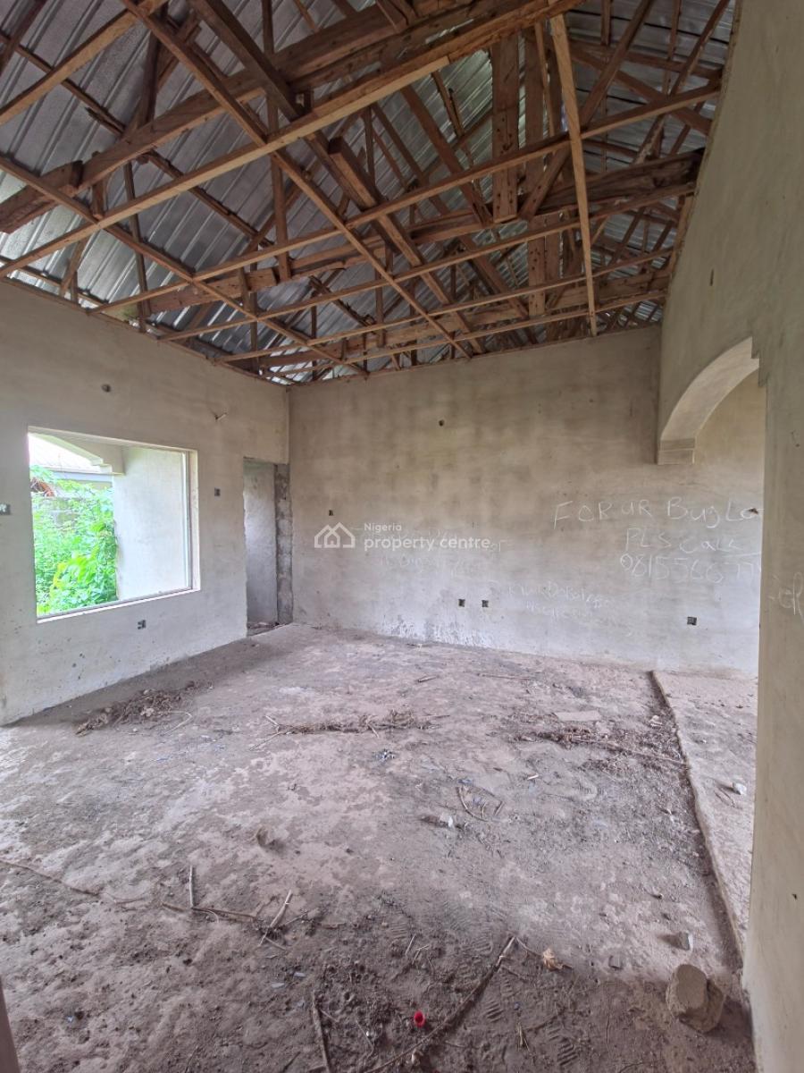 Advanced Shell Stage Twin 3-bedroom All-ensuite Bungalow, Emmanuel Estate, Alaja Area, Off Nihort – Ile Titun Road, Jericho, Ibadan, Oyo, Semi-detached Bungalow for Sale