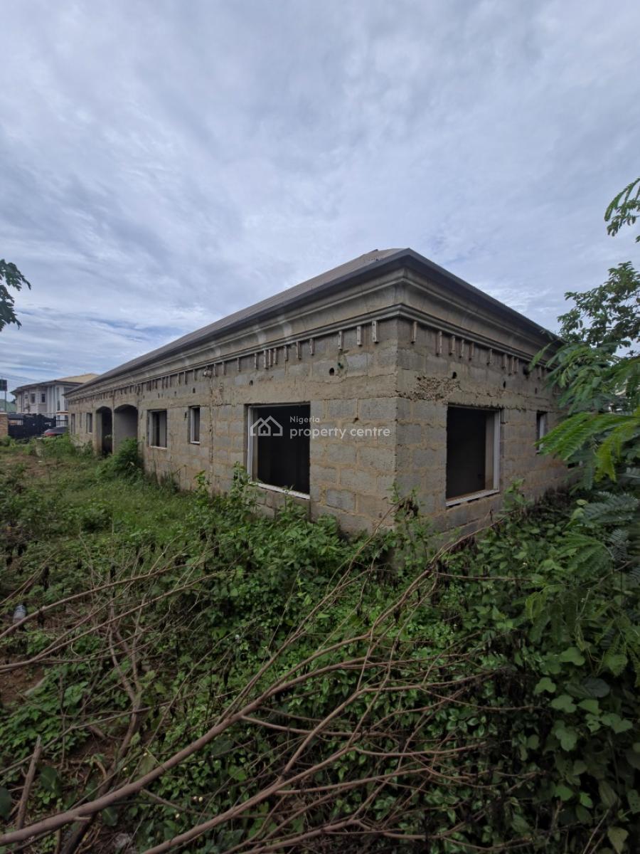 Advanced Shell Stage Twin 3-bedroom All-ensuite Bungalow, Emmanuel Estate, Alaja Area, Off Nihort – Ile Titun Road, Jericho, Ibadan, Oyo, Semi-detached Bungalow for Sale