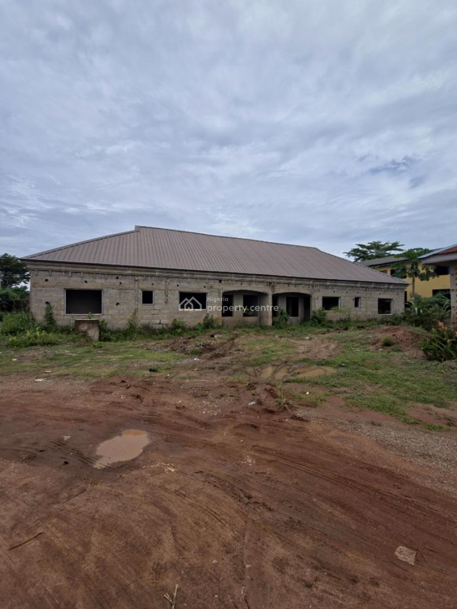 Advanced Shell Stage Twin 3-bedroom All-ensuite Bungalow, Emmanuel Estate, Alaja Area, Off Nihort – Ile Titun Road, Jericho, Ibadan, Oyo, Semi-detached Bungalow for Sale