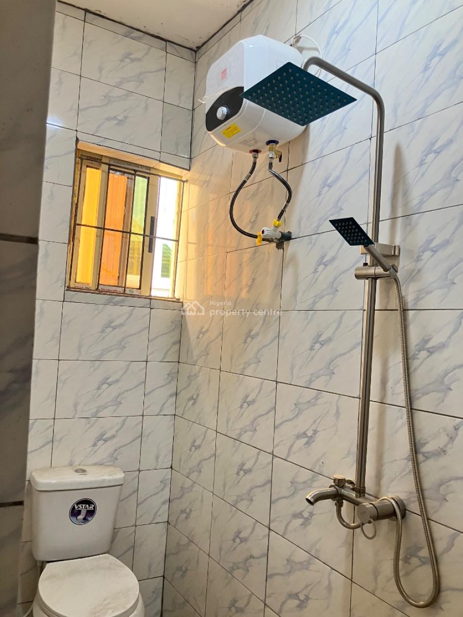 Beautiful Newly Built Mini Flat Upstairs with Water Heater, Gated Secured Estate in Adeniyi Jones Ikeja, Adeniyi Jones, Ikeja, Lagos, Mini Flat (room and Parlour) for Rent