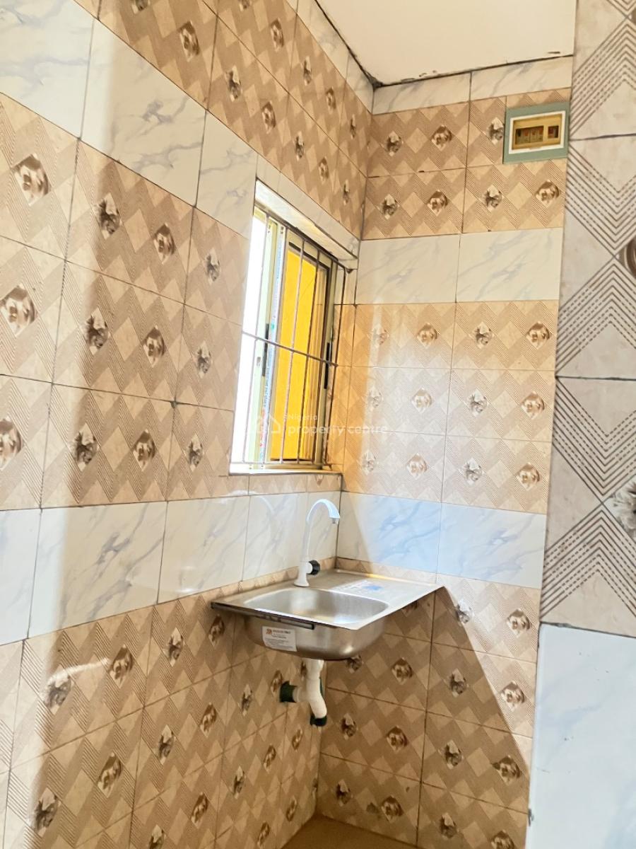 Beautiful Newly Built Mini Flat Upstairs with Water Heater, Gated Secured Estate in Adeniyi Jones Ikeja, Adeniyi Jones, Ikeja, Lagos, Mini Flat (room and Parlour) for Rent
