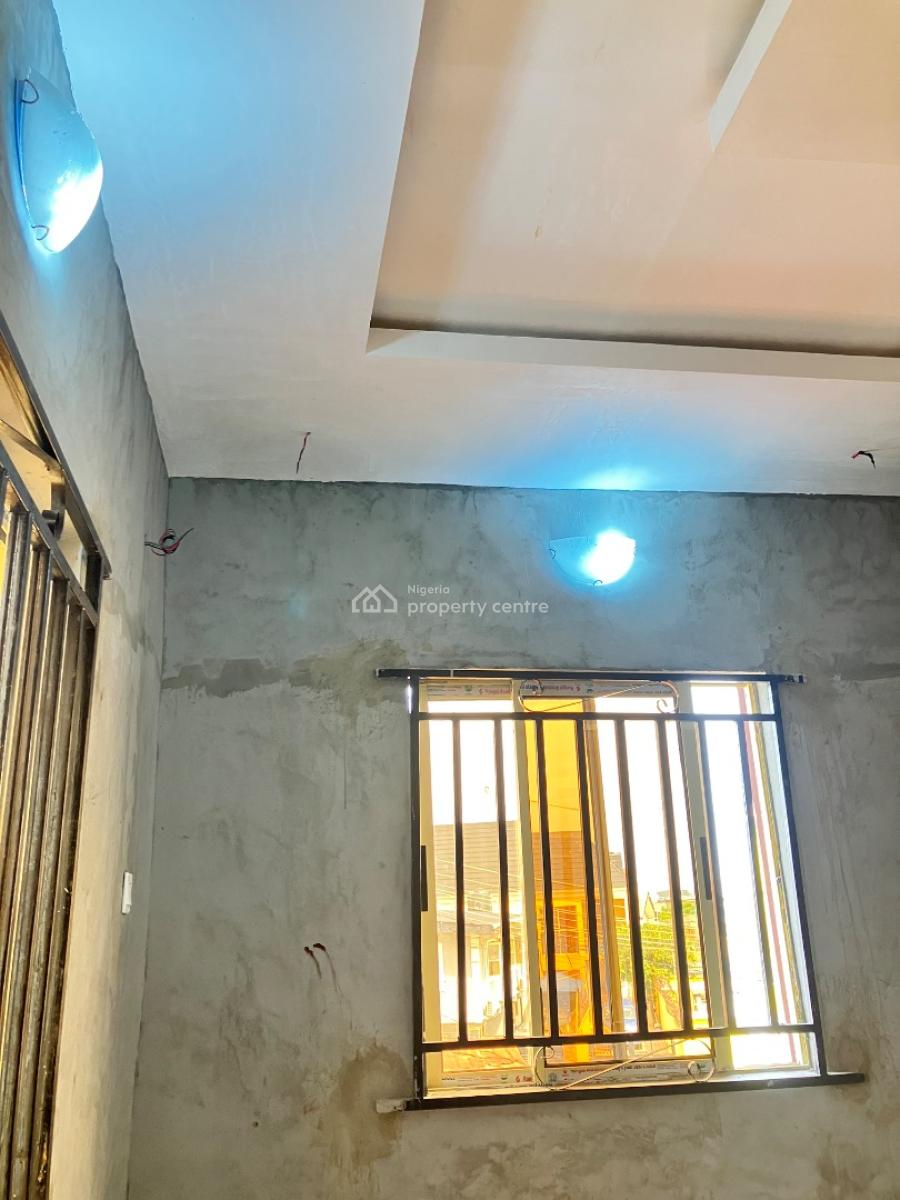Beautiful Newly Built Mini Flat Upstairs with Water Heater, Gated Secured Estate in Adeniyi Jones Ikeja, Adeniyi Jones, Ikeja, Lagos, Mini Flat (room and Parlour) for Rent