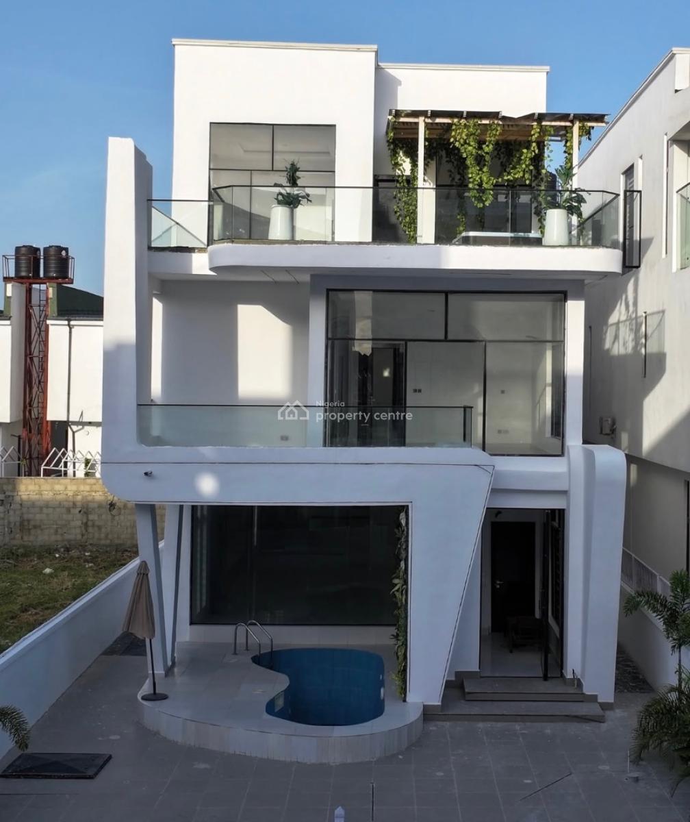 Luxurious 5bed Detached Duplex + Bq + Pooo + Cinema, Chevron, Lekki, Lagos, Detached Duplex for Sale