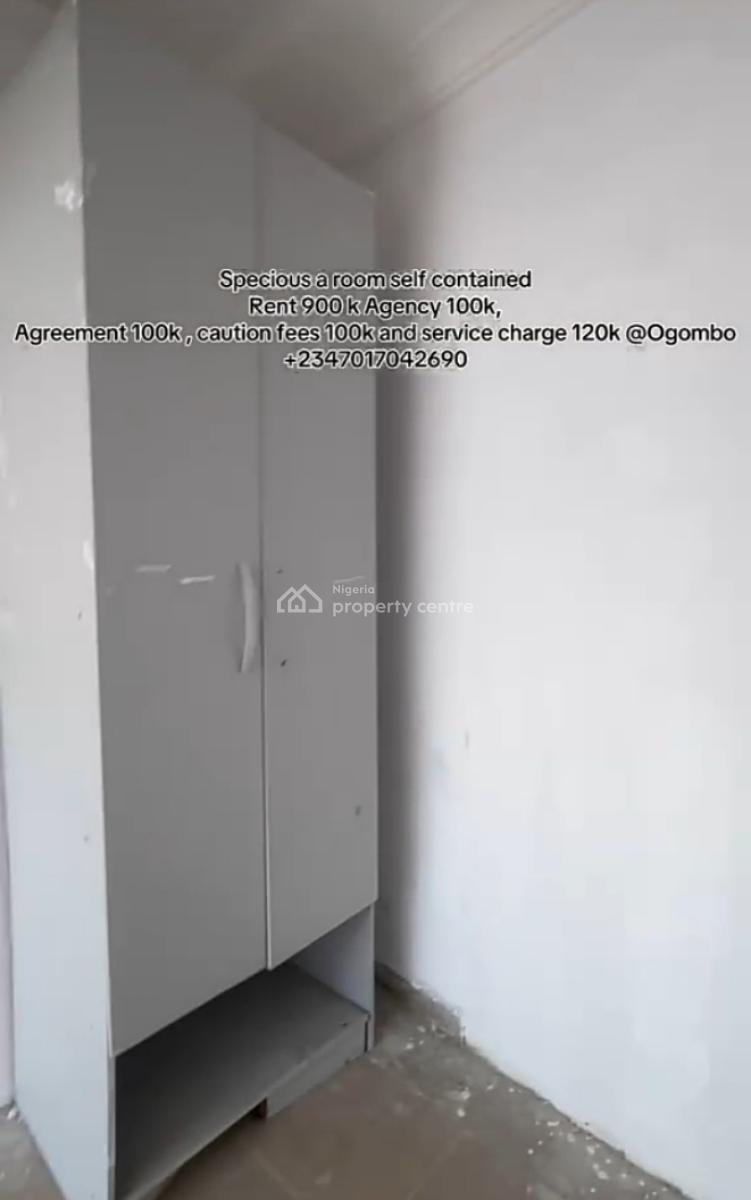 Spacious  Room Selfcon at Murinu Estate Ogombo { Video}, Murinu Estate, Ogombo, Ajah, Lagos, Self Contain (single Rooms) for Rent