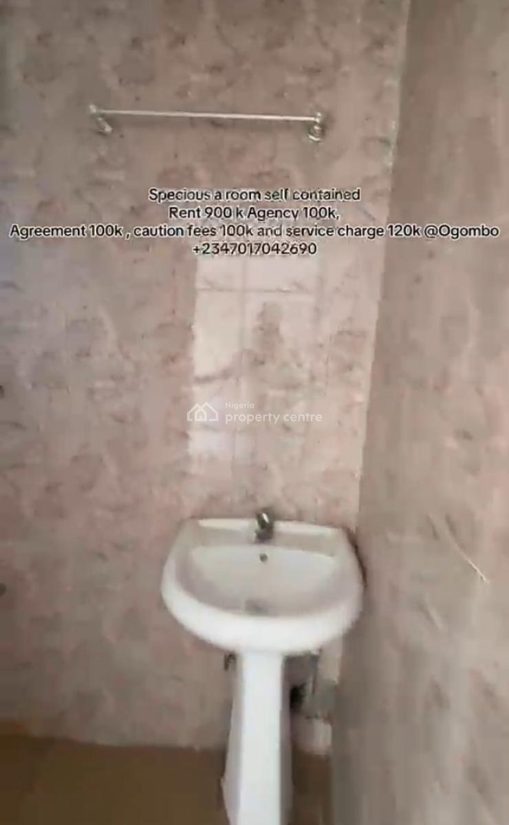 Spacious  Room Selfcon at Murinu Estate Ogombo { Video}, Murinu Estate, Ogombo, Ajah, Lagos, Self Contain (single Rooms) for Rent