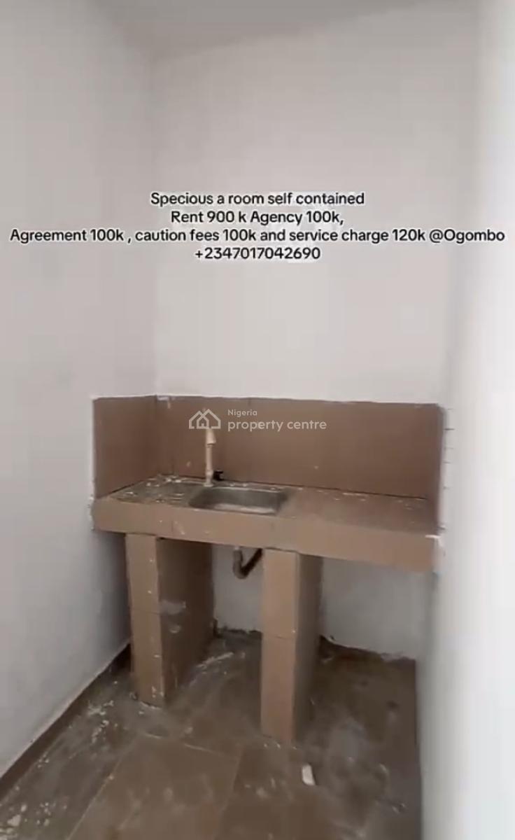 Spacious  Room Selfcontain, Murinu Estate, Ogombo, Ajah, Lagos, Self Contain (single Rooms) for Rent