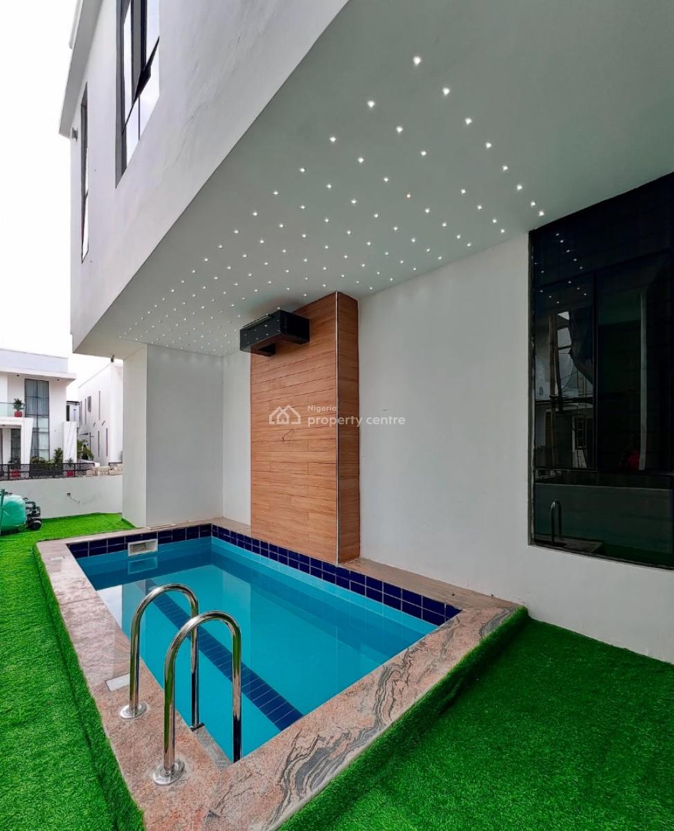 Luxury 5 Bedroom Fully Detached Swimming Pool Duplex, Chevron 2nd Tollgate, Lekki, Lagos, Detached Duplex for Sale