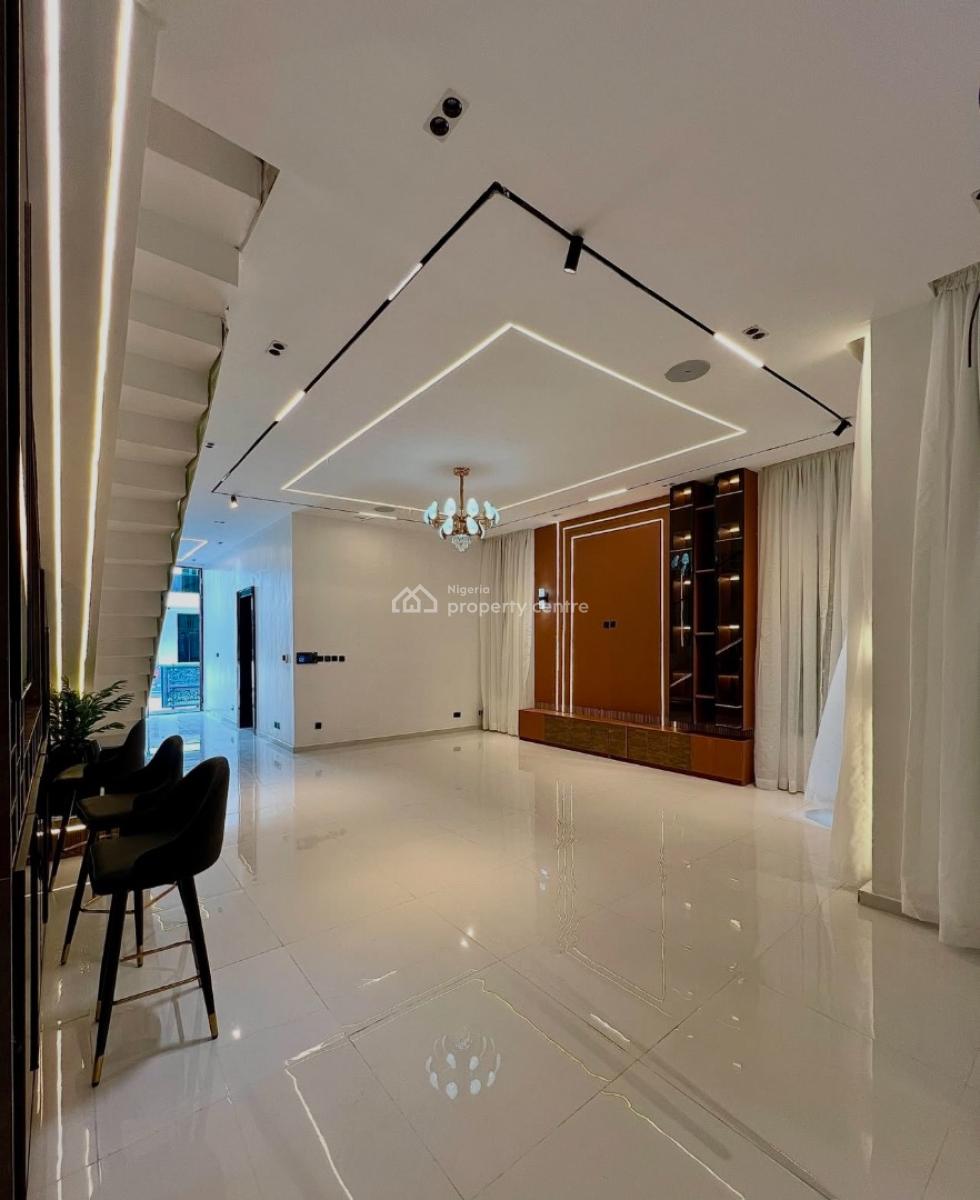 Luxury 5 Bedroom Fully Detached Swimming Pool Duplex, Chevron 2nd Tollgate, Lekki, Lagos, Detached Duplex for Sale