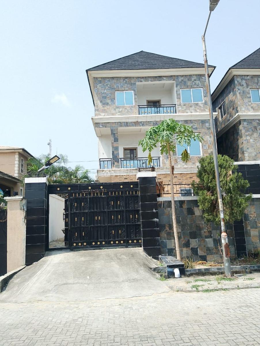 Luxury 5 Bedroom Fully Detached House with Bq in Secured Estate, Lekki Phase 1, Lekki, Lagos, Detached Duplex for Sale