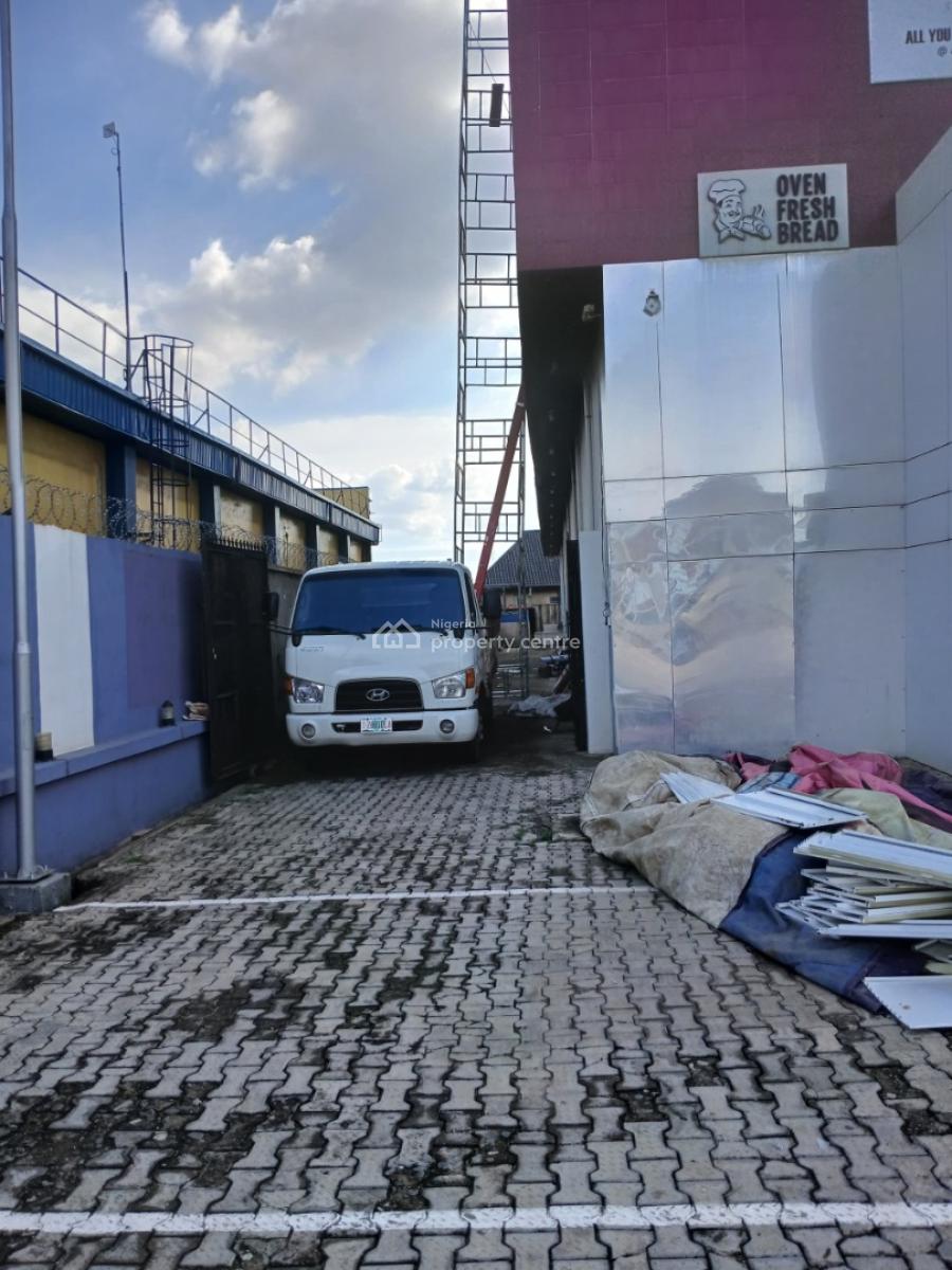 Big 2 Storey Building (530sqm) Each Floor for All Purposes, @ Casso B/stop, Facing Directly Along Lagos/abeokuta Expressway Lagos, Alagbado, Ifako-ijaiye, Lagos, Commercial Property for Rent