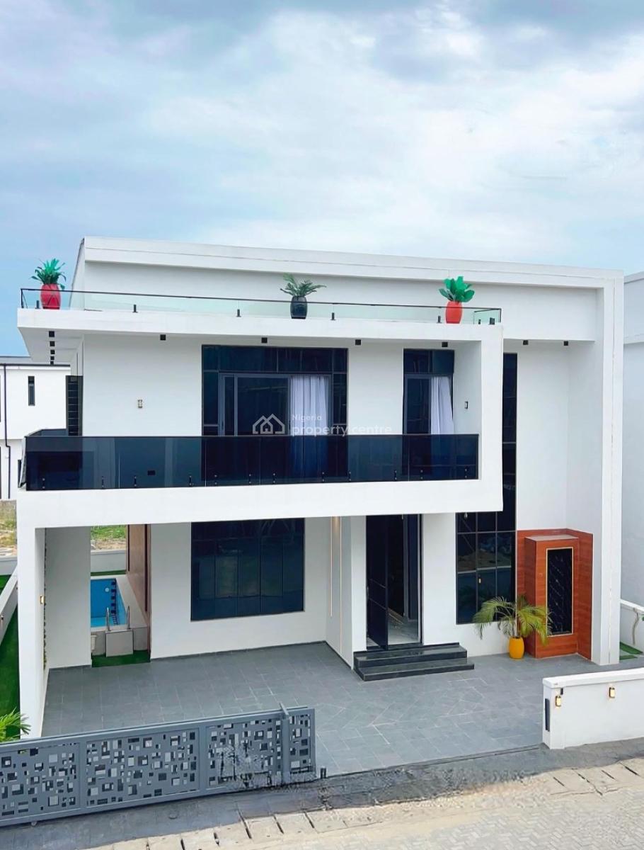 Luxurious 5 Bedroom Fully Detached Duplex with Swimming Pool, 2nd Toll Gate, Lekki, Lagos, Detached Duplex for Sale