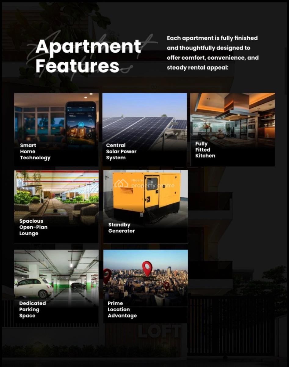 Solar Powered Luxury 2 Bed Apartments with Rooftop Lounge for Airbnb, Perfect for Shortlets/airbnb, Surulere, Lagos, Flat / Apartment for Sale