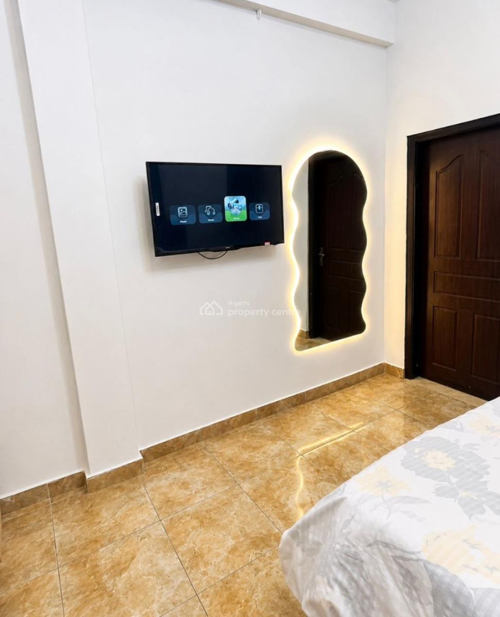 Fully Furnished One Bedroom Apartment with Open Plan Kitchen and Swimm, Canal West Estate Osapa London Lekki Phase1, Osapa, Lekki, Lagos, Mini Flat (room and Parlour) for Rent
