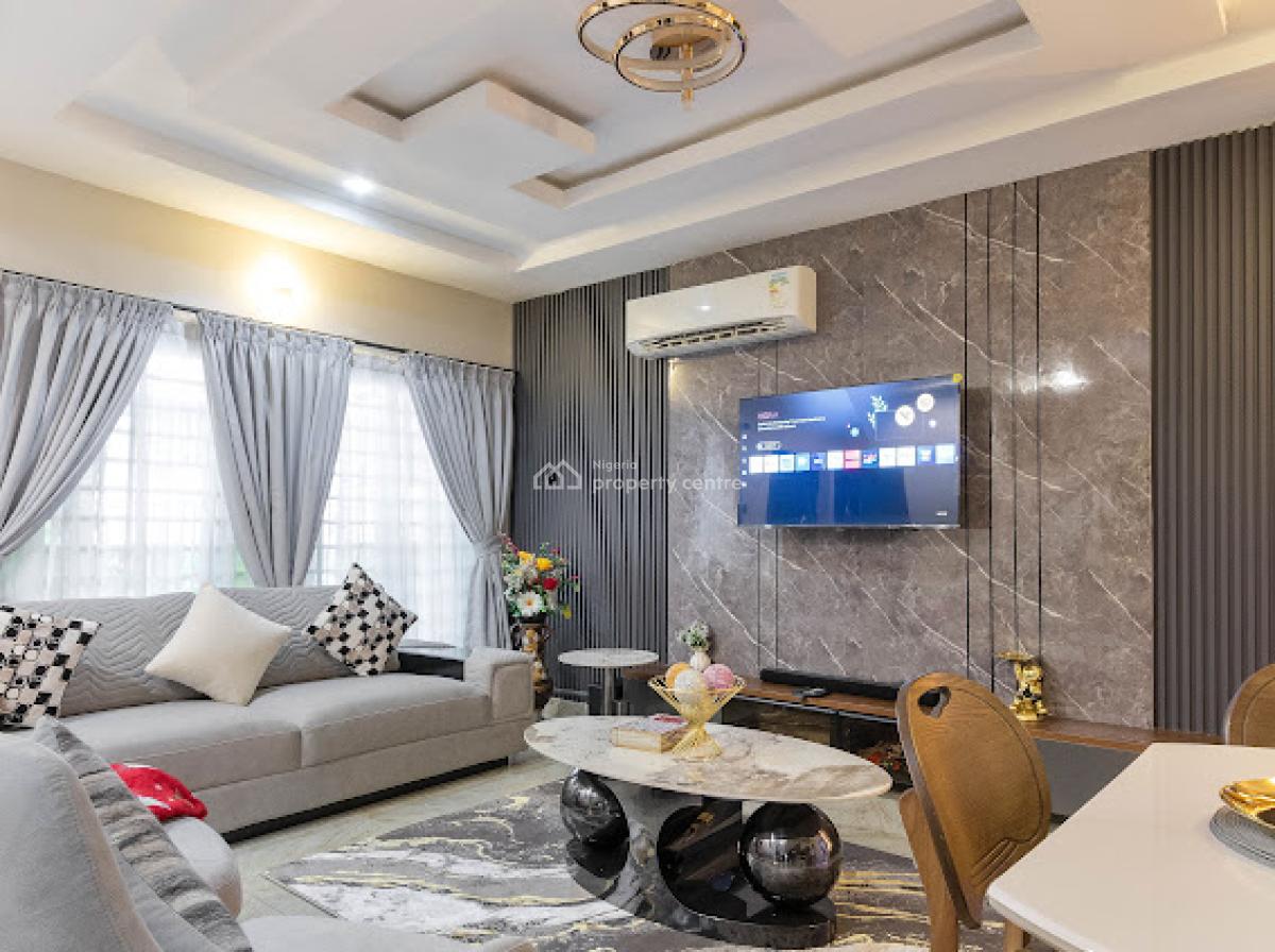 Luxury Smart Home 2 Bedrooms Terrace, Cyberville Estate, Ikate Elegushi, Lekki, Lagos, House Short Let