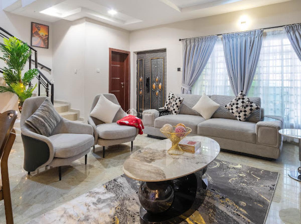 Luxury Smart Home 2 Bedrooms Terrace, Cyberville Estate, Ikate Elegushi, Lekki, Lagos, House Short Let