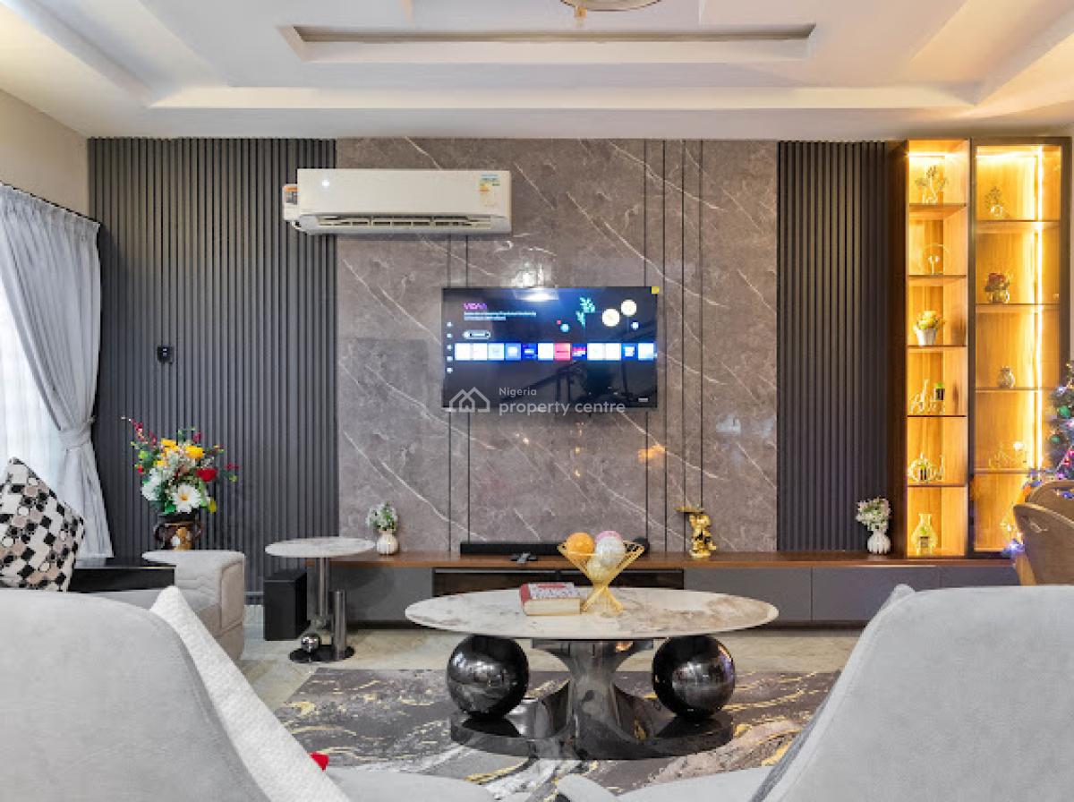 Luxury Smart Home 2 Bedrooms Terrace, Cyberville Estate, Ikate Elegushi, Lekki, Lagos, House Short Let