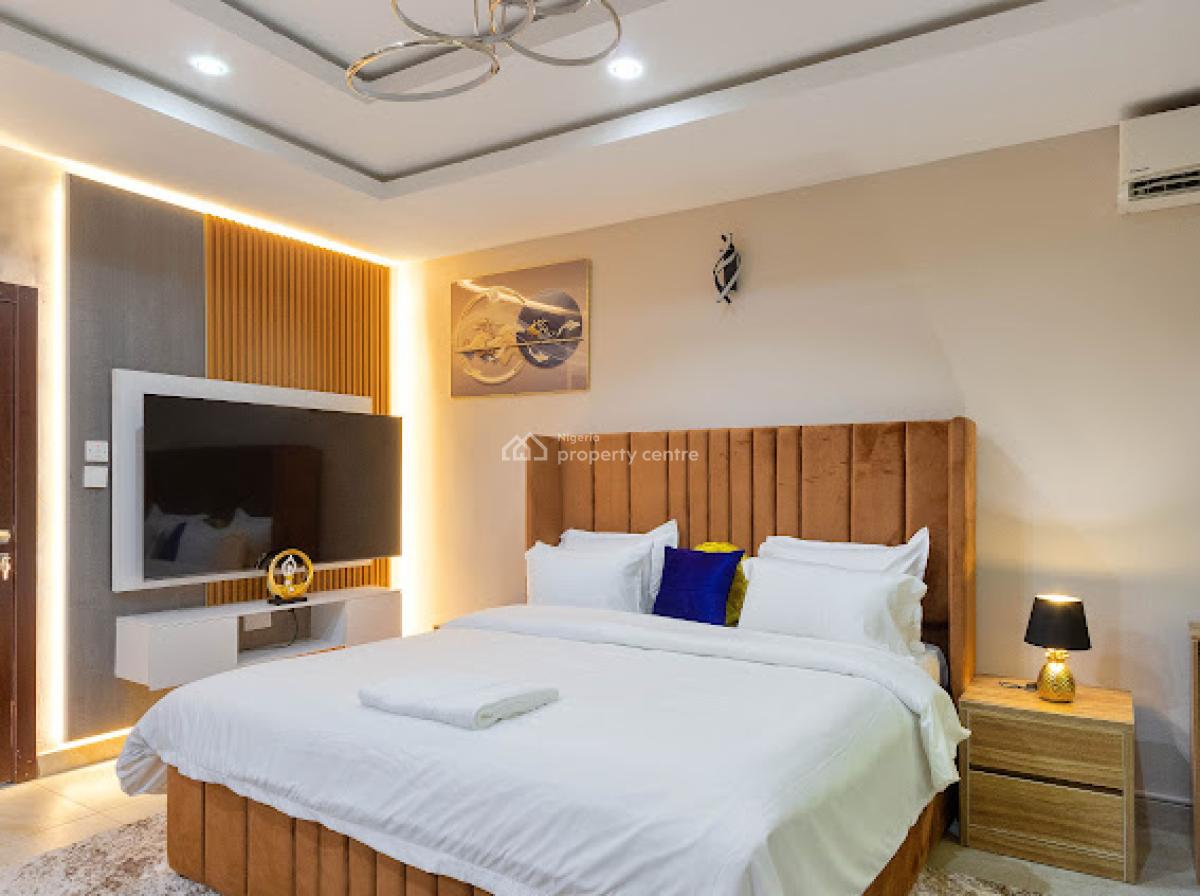 Luxury Smart Home 2 Bedrooms Terrace, Cyberville Estate, Ikate Elegushi, Lekki, Lagos, House Short Let