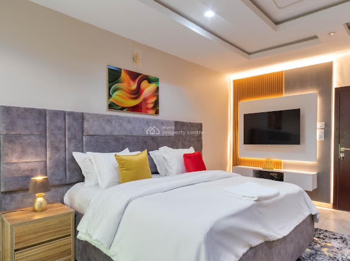 Luxury Smart Home 2 Bedrooms Terrace, Cyberville Estate, Ikate Elegushi, Lekki, Lagos, House Short Let