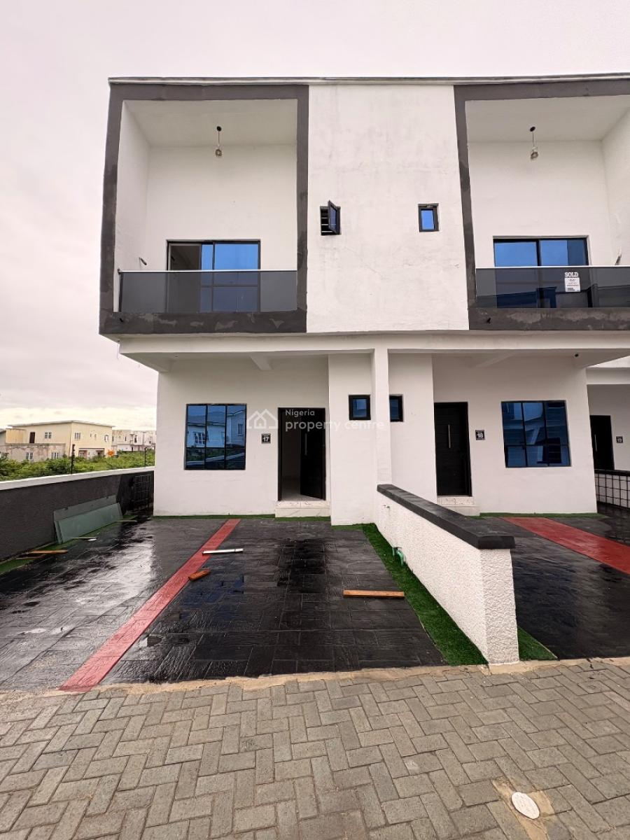 Brand New Spacious 4 Bedroom Shared Compound Duplex with a Bq, General Paints, Ajah, Lagos, Semi-detached Duplex for Sale
