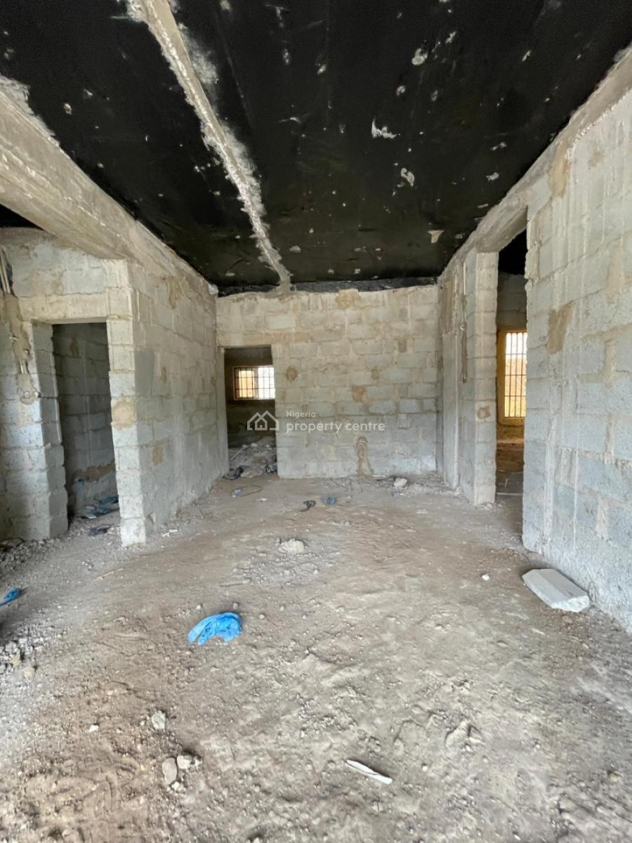 Semi Finished One Bedroom Block of Flat in an Estate, Kubwa District, Kubwa, Abuja, Block of Flats for Sale