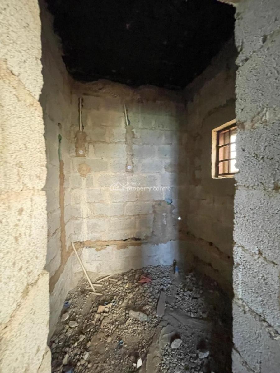 Semi Finished One Bedroom Block of Flat in an Estate, Kubwa District, Kubwa, Abuja, Block of Flats for Sale