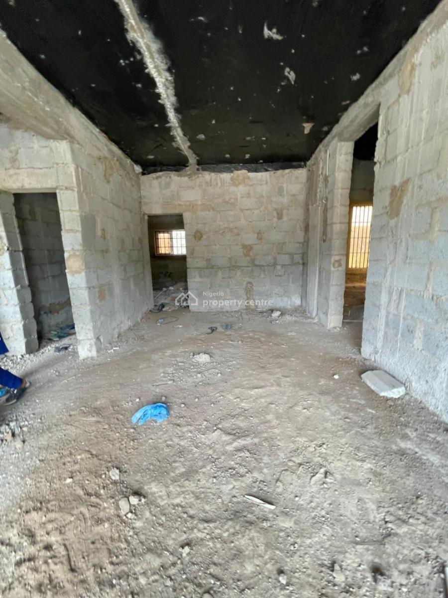 Semi Finished One Bedroom Block of Flat in an Estate, Kubwa District, Kubwa, Abuja, Block of Flats for Sale