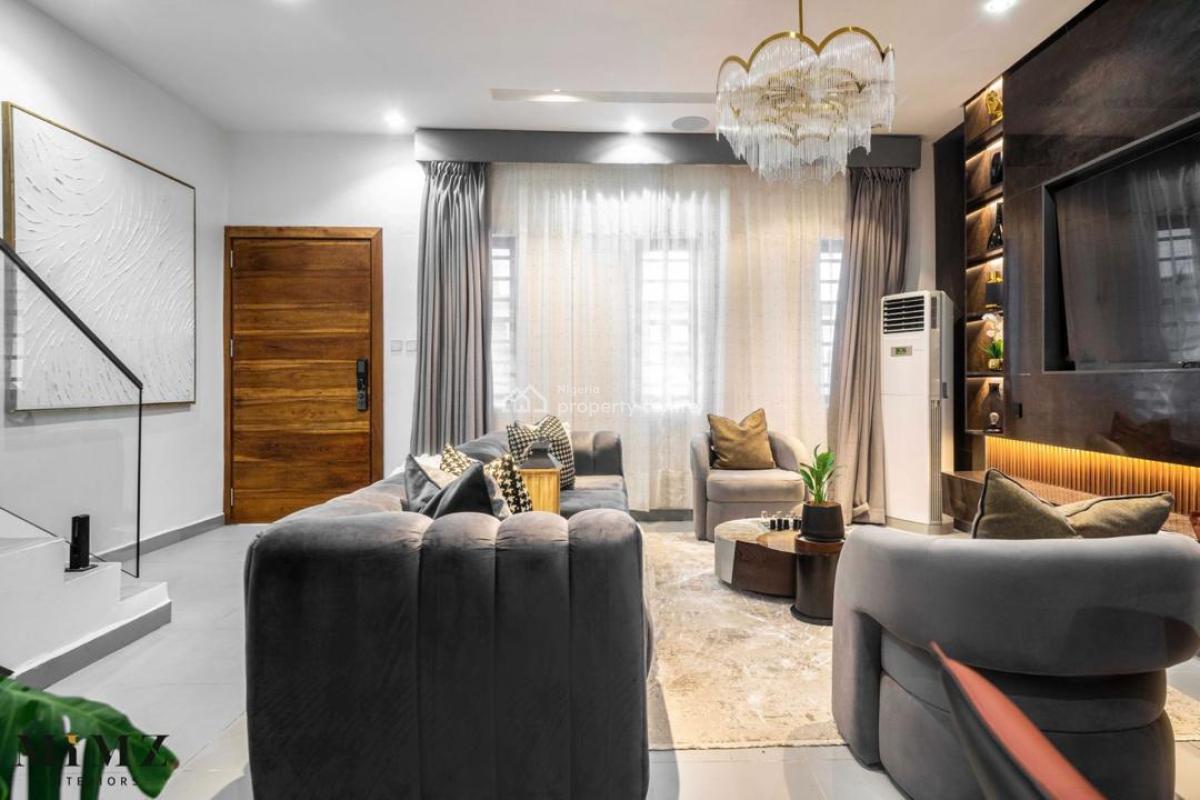 Furnished 4 Bedroom Terrace Apartment with Swimming Pool and a Bq, Ikate, Ikate, Lekki, Lagos, Flat / Apartment for Rent