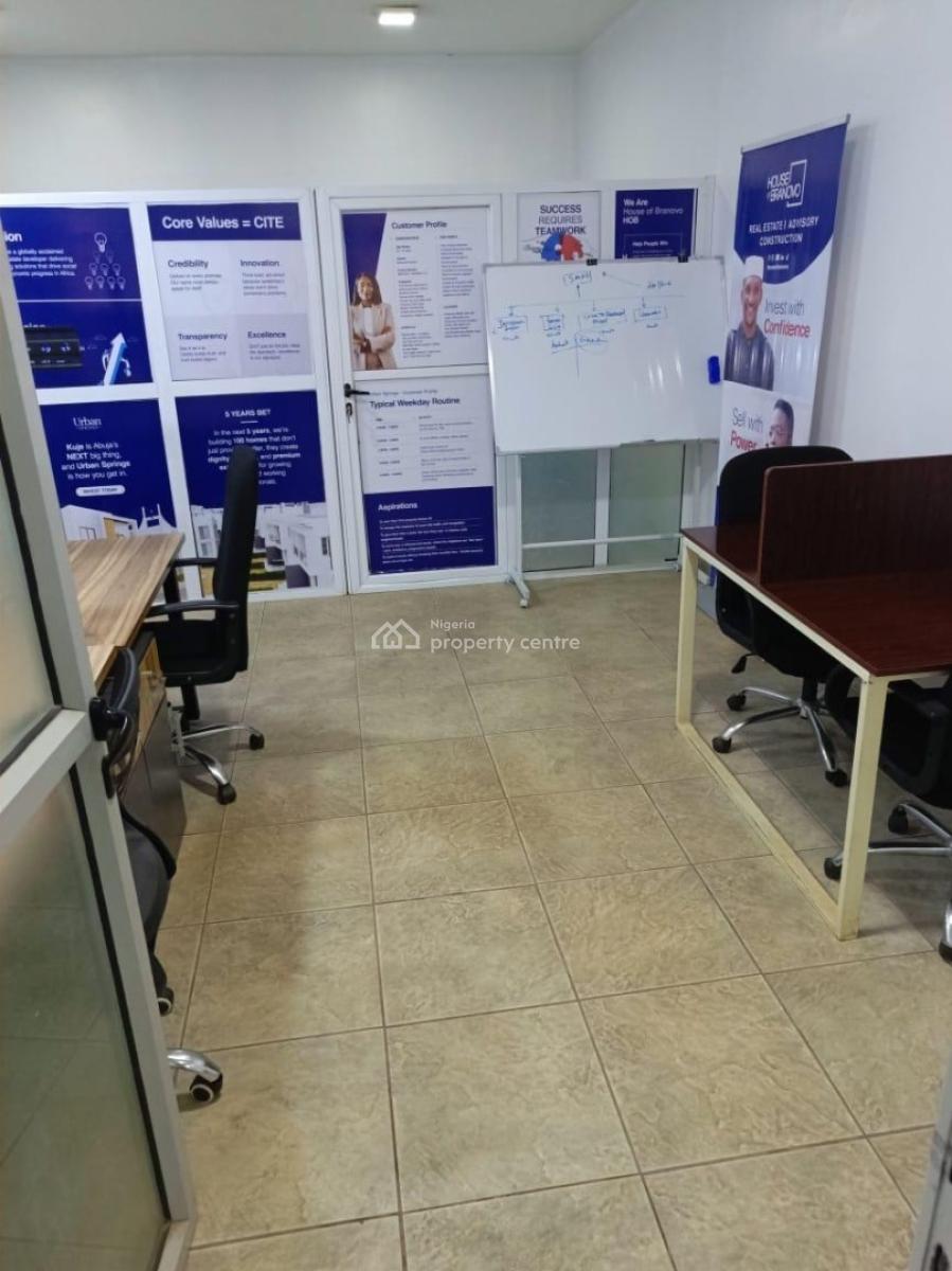Furnished and Serviced 45sqm Office Space with Free Wi-fi, By Ndic, Central Business District, Abuja, Office Space for Rent