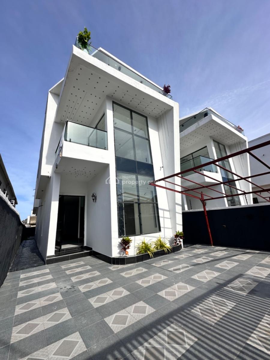 Contemporary Designed 5bed with a Swimming Pool, Sangotedo Axis, Lekki Phase 2, Lekki, Lagos, Detached Duplex for Sale